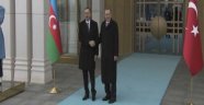 Erdoğan'dan Aliyev'e görkemli karşılama