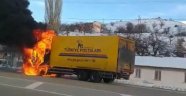 Alev alan tır küle döndü!