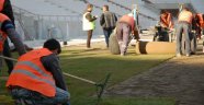 Malatya Arena Stadı'nın çimleri serilmeye başlandı