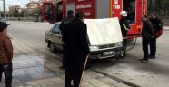 Otomobil yangını korkuttu