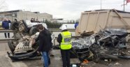 Freni patlayan kamyon 12 aracı biçti: 1 ölü, 10'dan fazla yaralı