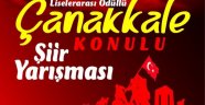 "Çanakkale" konulu şiir yarışması düzenlenecek