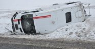 Malatya'ya gelirken kaza yaptılar: 1 ölü 17 yaralı