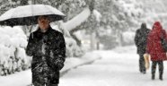 6 İlçede Yoğun Kar Yağışı Uyarısı