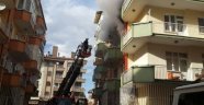 Malatya'da korkutan ev yangını