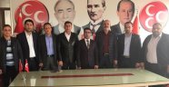 MÜSİAD'tan MHP İl Başkanına hayırlı olsun ziyareti