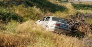 Takla atan araçtaki 4 kişi yaralandı