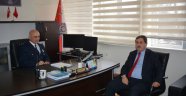 Başkan Eser'den İlçe Emniyet Müdürüne ziyaret