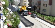 Başharık Mahallesinde sıcak asfalt çalışması yapıldı