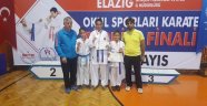 Malatyalı karateciler 1 altın 2 gümüş kazandı