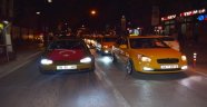 Taksiciler terörü protesto etti