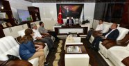 Çevre ve Şehircilik İl Müdürü Onhan'dan Başkan Gürkan'a ziyaret
