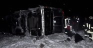 Otobüs şarampole devrildi: 1 ölü, 38 yaralı!