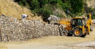 8 ilçede 55 bin M3 taş duvar örülüyor