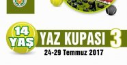 Malatya'da 14 Yaş Yaz Kupası Tenis Turnuvası düzenlenecek