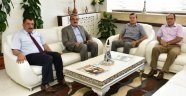 Vergi Dairesi Başkanı Poyraz'dan Belediye Başkanı Gürkan'a ziyaret