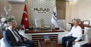 Vali Kaban'dan, MÜSİAD'a ziyaret
