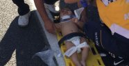 Otomobil takla attı: 1'i bebek 4 yaralı