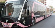 Pembe trambüsler ilk seferini yaptı
