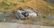 Otomobil takla attı: 1 yaralı