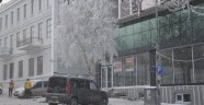 Kars eksi 25'i gördü, soğuktan her yer dondu