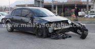 Otomobil motosiklet ile çarpıştı: 2 yaralı