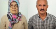 Yaşlı çift yanarak can verdi