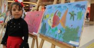 Miniklerin Resim sergisi açıldı