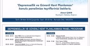 'Depremsellik ve Güvenli Kent Planlaması' paneli