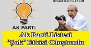 Ak Parti bu listeyle 3'te kalır