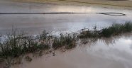 Sel tarım arazilerine zarar verdi