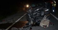 Motosikletle otomobil çarpıştı: 1 ölü