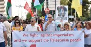 Yunanistan'da Filistin'e destek gösterisi