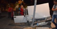İki otomobil çarpıştı: 1 yaralı
