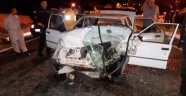 İki otomobil çarpıştı: 5 yaralı