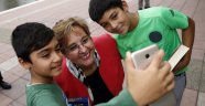 Mutluluğu paylaşarak eğlendiler