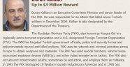 ABD, üst düzey 3 PKK'lı terörist için 12 milyon dolar ödül koydu