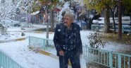 Darende'ye yılın ilk karı yağdı