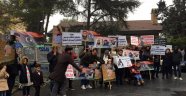 Suudi Arabistan Konsolosluğu önünde Libya protestosu