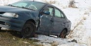 Çavdarhisar'da trafik kazası: 1 yaralı