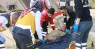 Hastaya helikopterle ulaşıldı