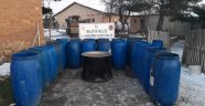Dört ton kaçak içki ele geçirildi