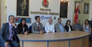  HDP'den Malatya Gazeteciler Cemiyeti'ne ziyaret