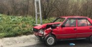 Zonguldak'ta iki araç kafa kafaya çarpıştı: 1 yaralı