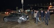Elazığ'da minibüs otomobile çarptı: 2 yaralı
