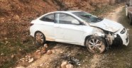 Gercüş'te yoldan çıkan otomobil takla attı: 3 yaralı