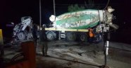 Bodrum'da beton mikseri devrildi; 1 ölü