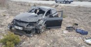 Çorum'da otomobil takla attı: 1 ölü, 2 yaralı