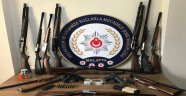 Çok sayıda silah ele geçirildi