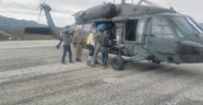 Helikopter Arda bebek için havalandı